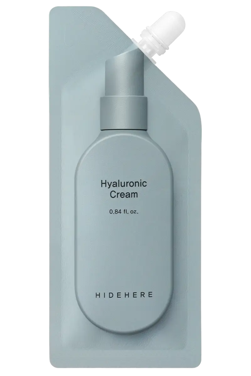 Hidehere Hyaluronic Cream 25 ml – Crema hidratante facial vegana con ácido hialurónico y textura liger

