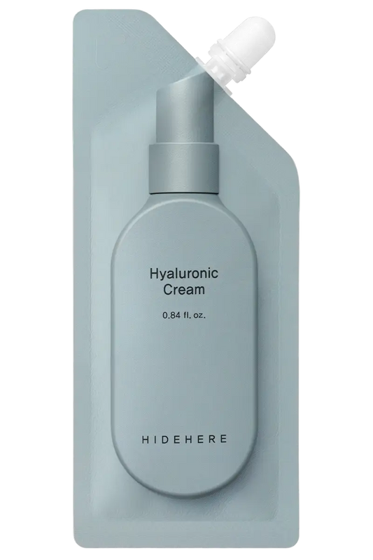 Hidehere Hyaluronic Cream 25 ml – Crema hidratante facial vegana con ácido hialurónico y textura liger
