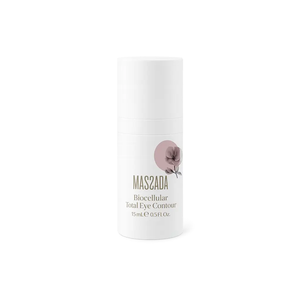 Contorno de ojos antibolsas y antiojeras Massada Biocellular Total Eye Contour 15 ml