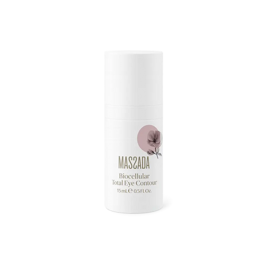 Contorno de ojos antibolsas y antiojeras Massada Biocellular Total Eye Contour 15 ml