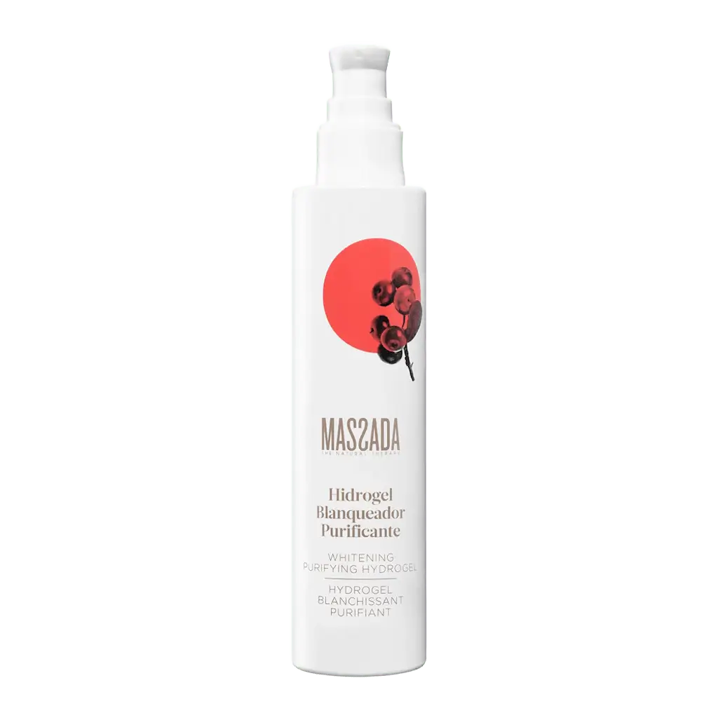Gel limpiador facial antimanchas Massada Hidrogel Blanqueador Purificante 200 ml