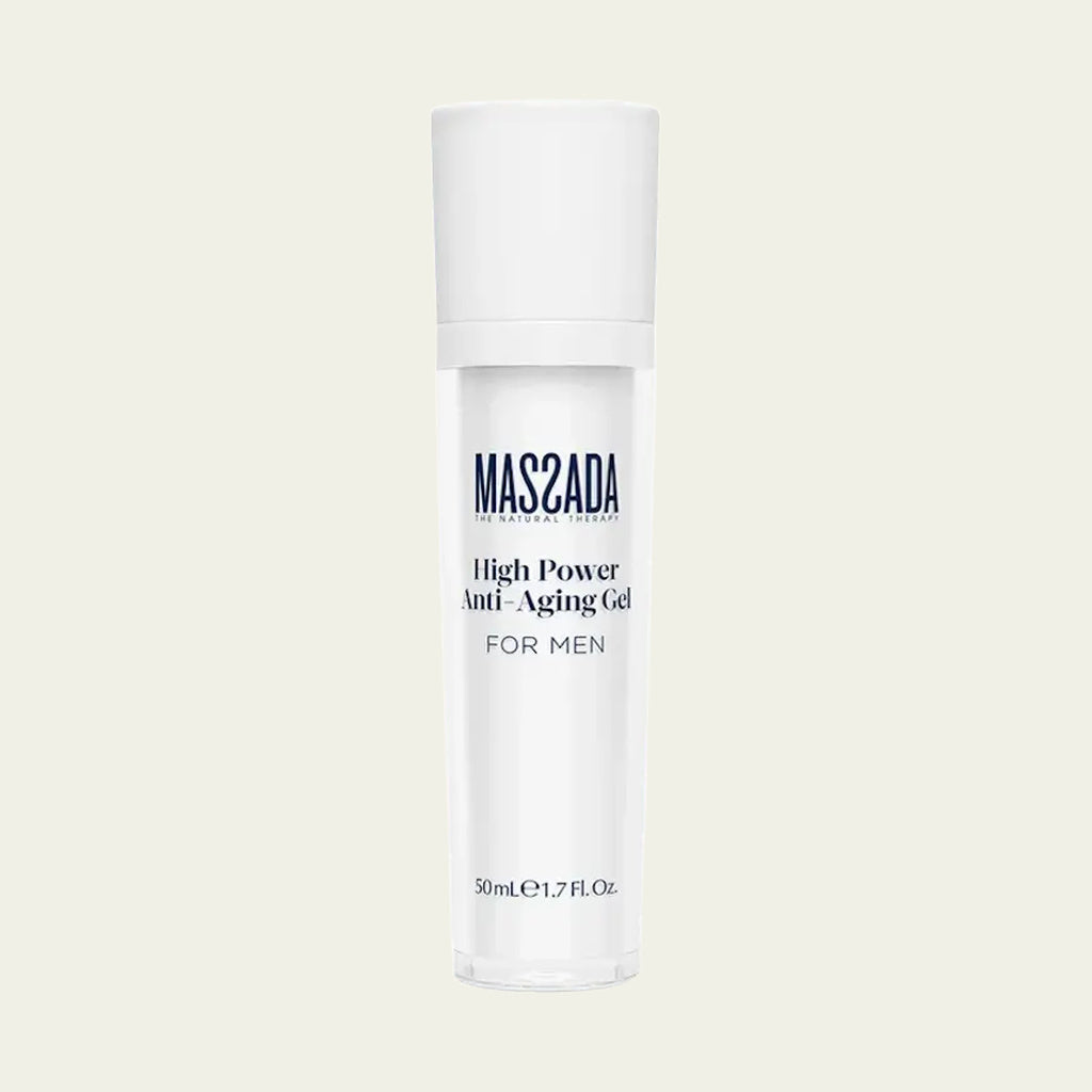 Massada High Power Anti-Aging Gel for Men 50 ml, gel facial antiarrugas para hombre