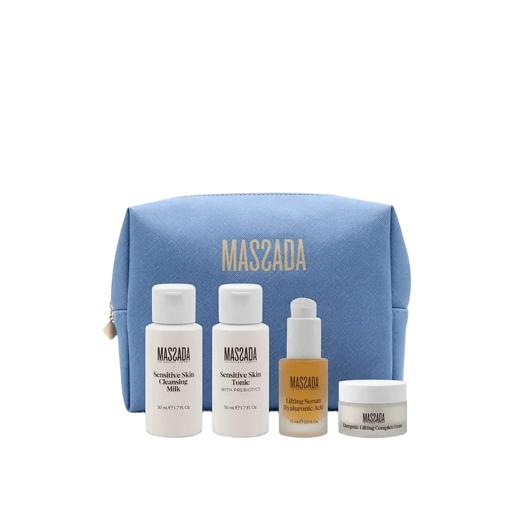 Neceser de viaje Massada Esenciales Belleza 4 productos mini