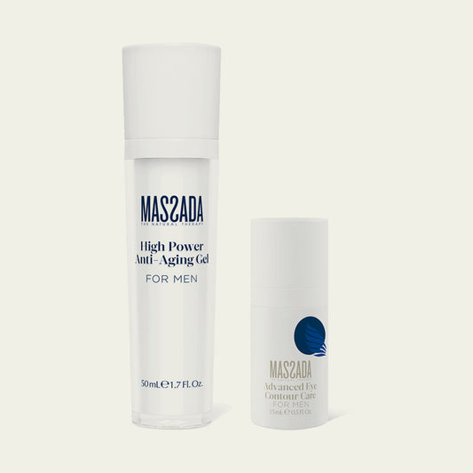 Pack Massada Men: High Power Anti-Aging Gel 50 ml y Advanced Eye Contour Care 15 ml