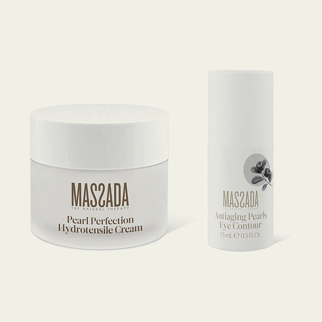Pack Massada Pearl Perfection: Hydrotensile Cream 50 ml y Antiaging Pearls Eye Contour 15 ml