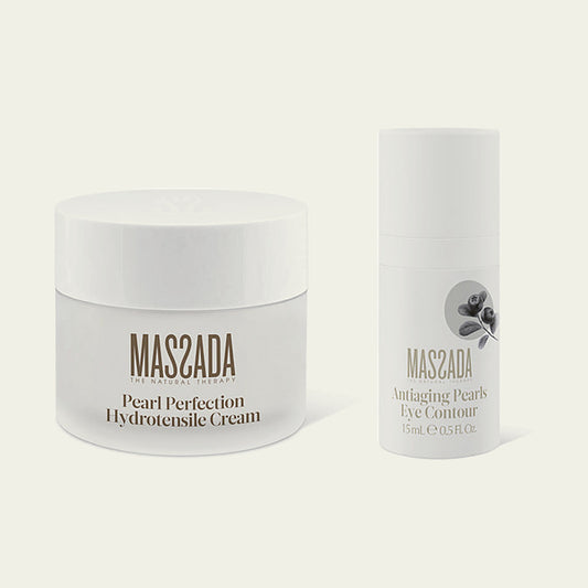 Pack Massada Pearl Perfection: Hydrotensile Cream 50 ml y Antiaging Pearls Eye Contour 15 ml
