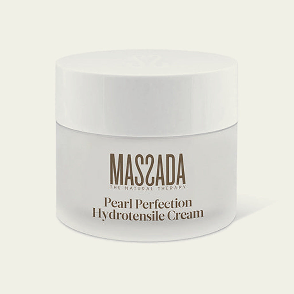 Massada Pearl Perfection Hydrotensile Cream 50 ml, crema facial tensora e iluminadora en tarro