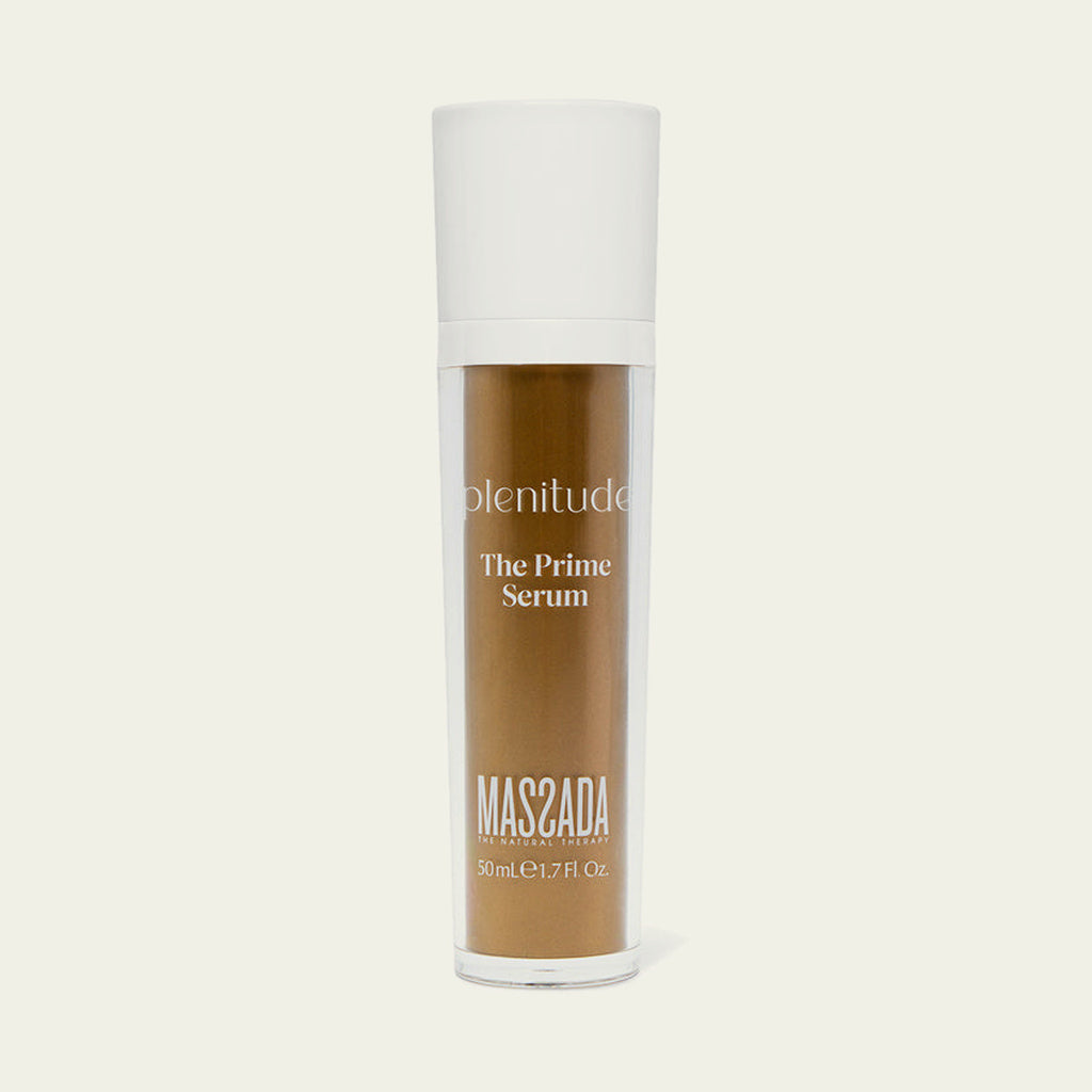 Massada Plenitude The Prime Serum 50 ml, sérum facial antiedad reafirmante en frasco dosificador