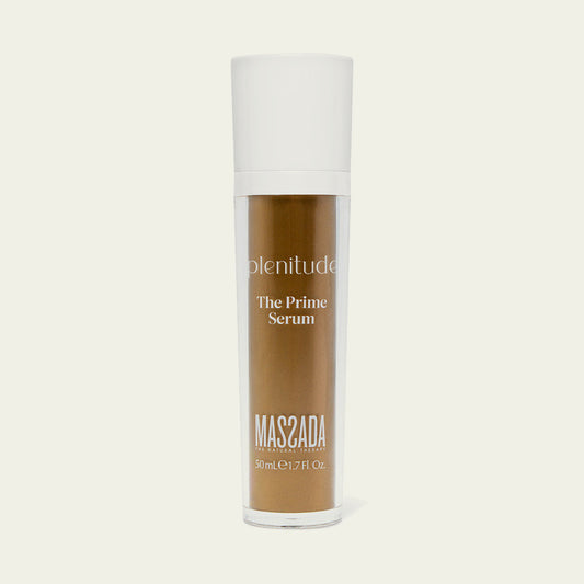 Massada Plenitude The Prime Serum 50 ml, sérum facial antiedad reafirmante en frasco dosificador