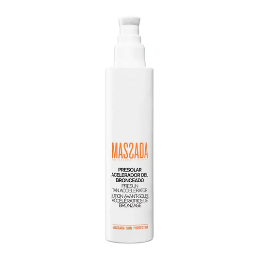 Loción corporal presolar acelerador de bronceado Massada 200 ml