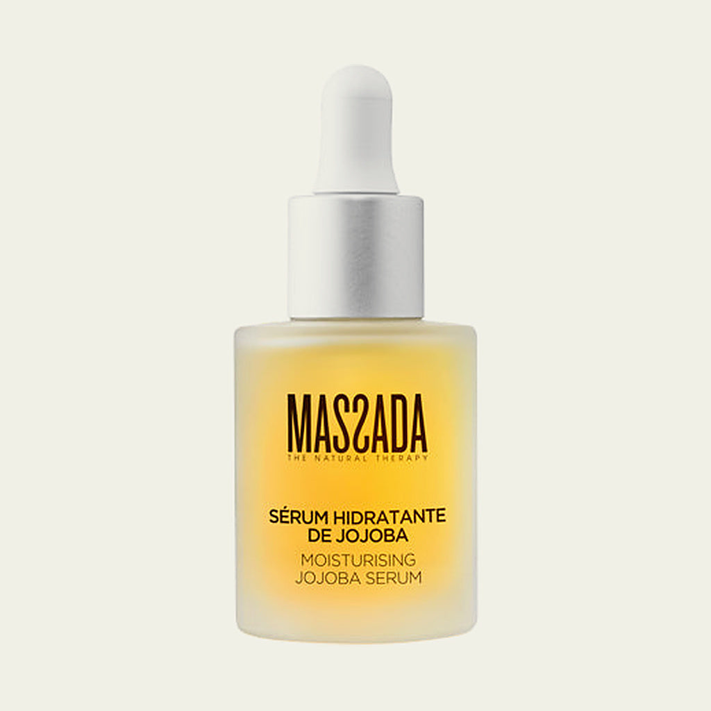 Massada Sérum Hidratante de Jojoba 30 ml, sérum facial en aceite para piel seca, en frasco cuentagotas esmerilado